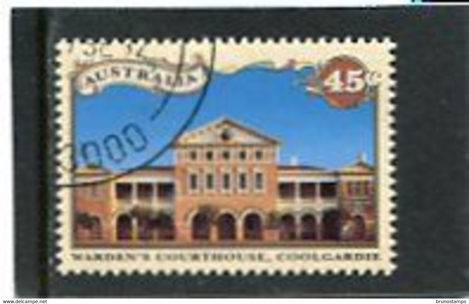 AUSTRALIA - 1992   45c  WARDEN'S  COURTHOUSE  FINE USED - Gebraucht