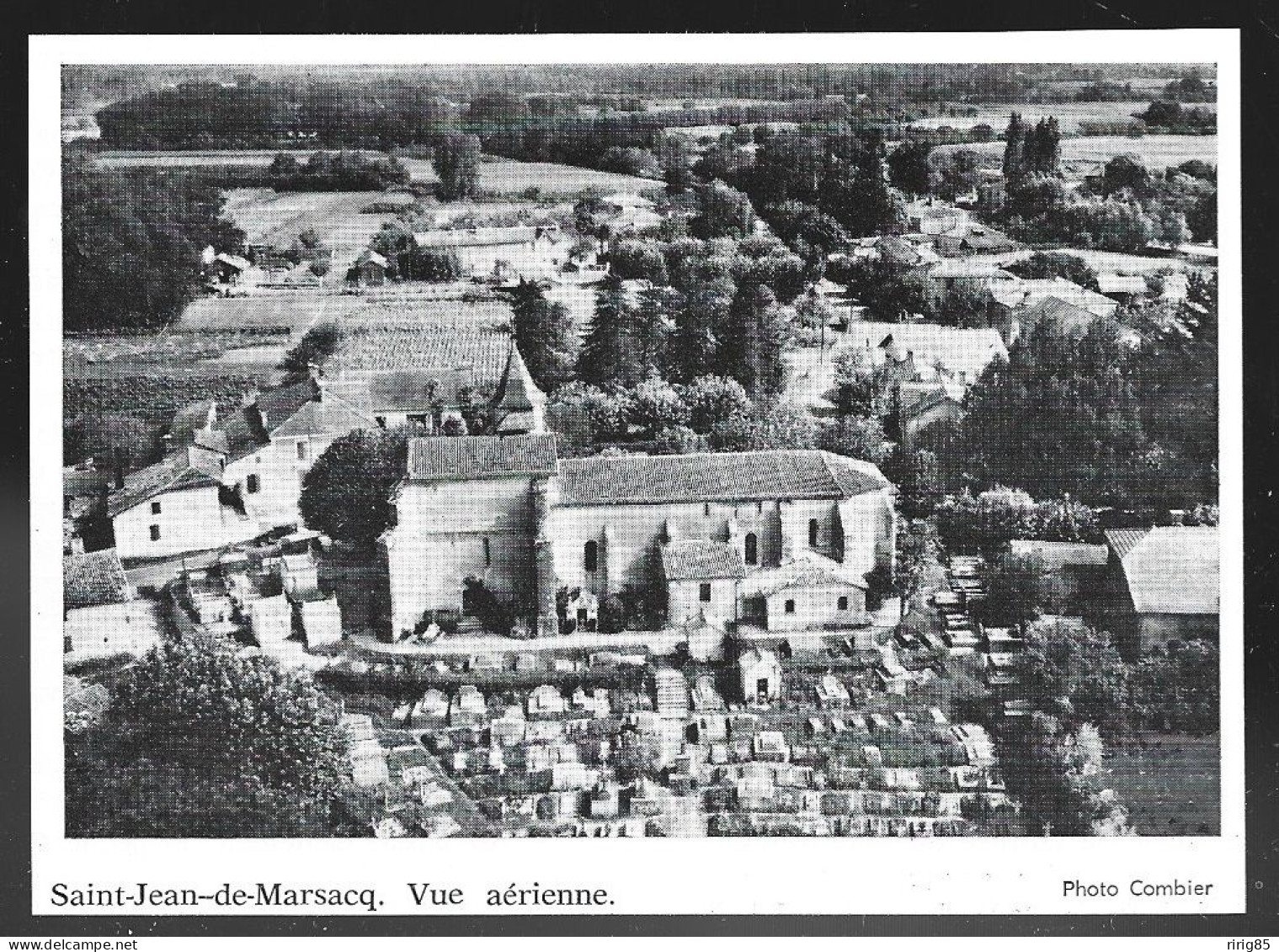 1970  --  SAINT JEAN DE MARSACQ . 40 . VUE AERIENNE  . 4A766 - Non Classés