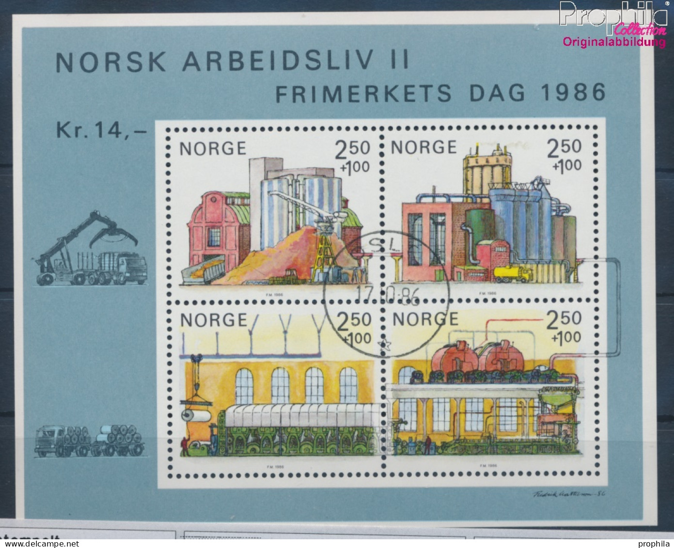 Norwegen Block6 (kompl.Ausg.) Gestempelt 1986 Tag D. Briefmarke (10343752 - Usados