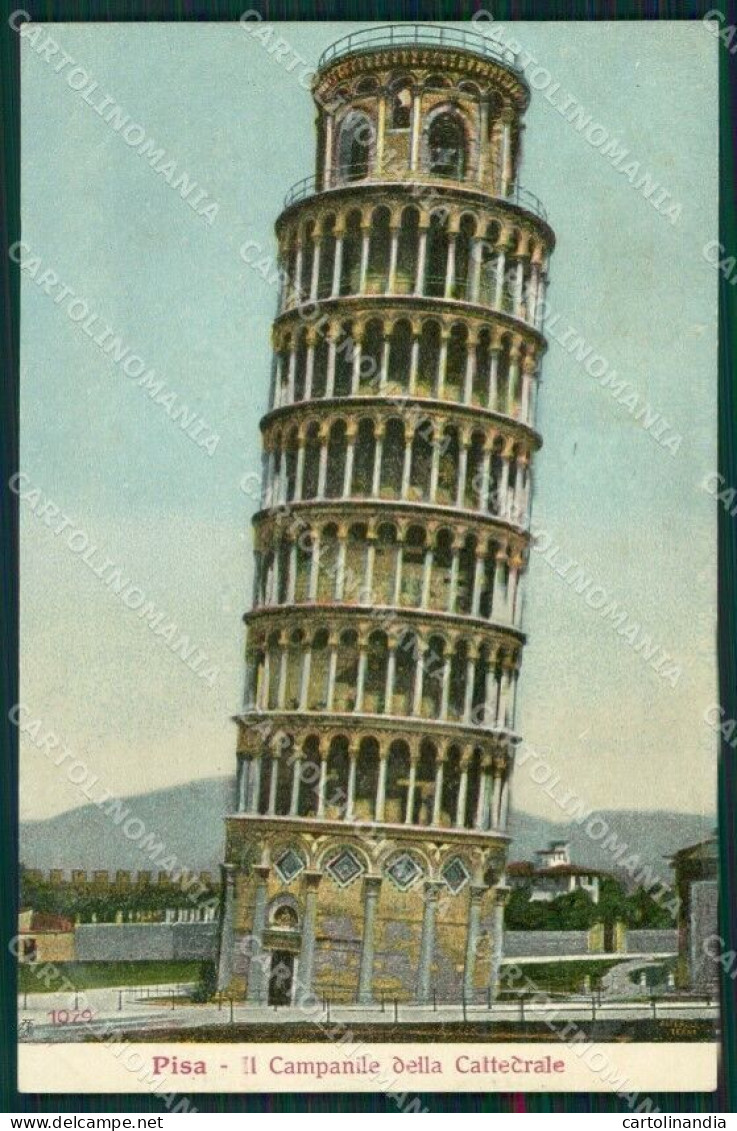 Pisa Città Campanile Della Cattedrale Cartolina MT1588 - Pisa