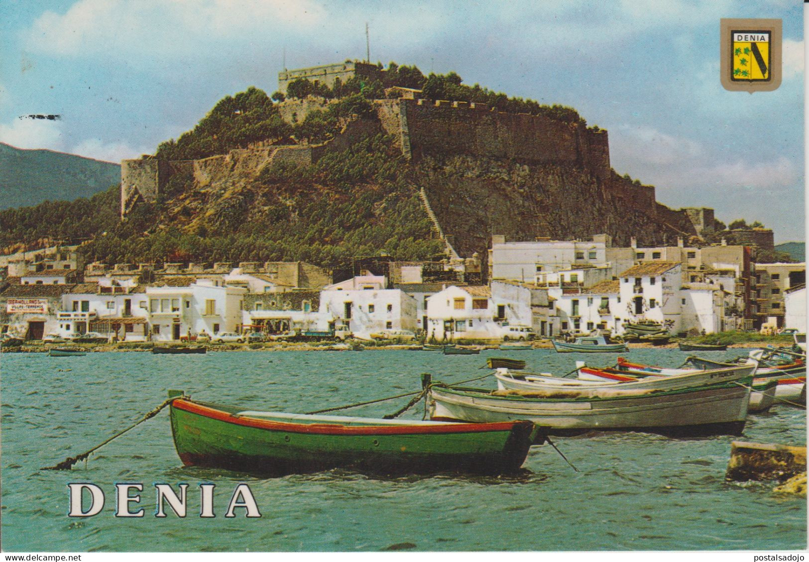 (B347) DENIA . CASTILLO Y PUERTO - Alicante