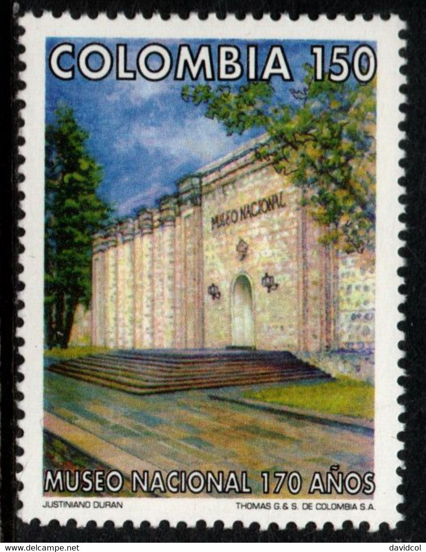 08- KOLUMBIEN - 1993 - MI#:1930 - MNH- 170 YEARS OF THE NATIONAL MUSEUM - Colombie