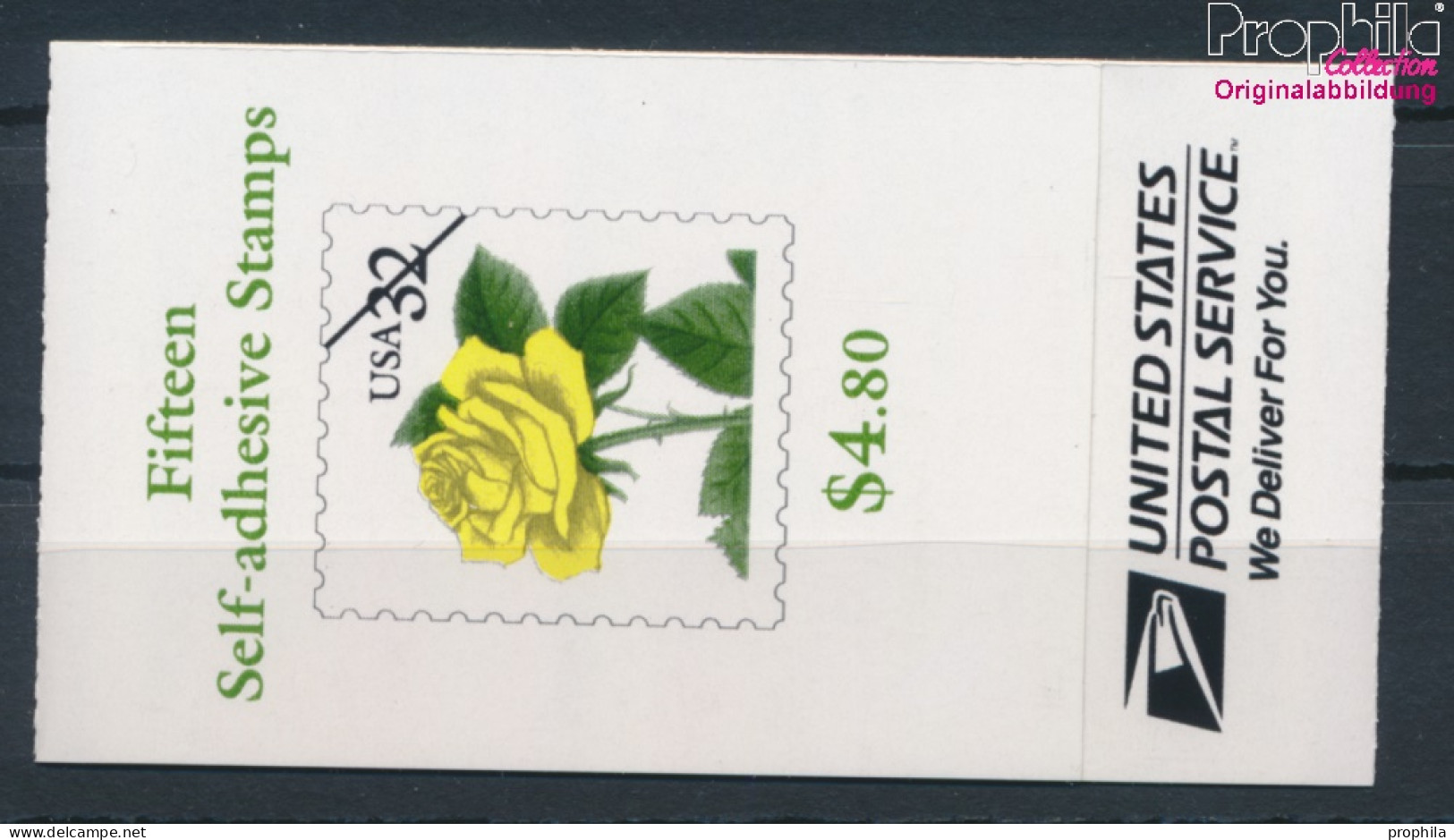 USA MH214 (kompl.Ausg.) Postfrisch 1997 Freimarke: Blumen (10348608 - Unused Stamps