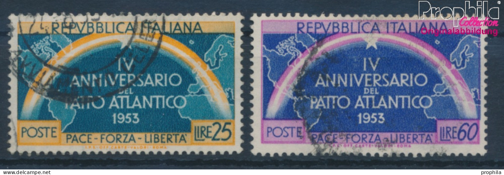 Italien 896-897 (kompl.Ausg.) Gestempelt 1953 NATO (10355943 - 1946-60: Used