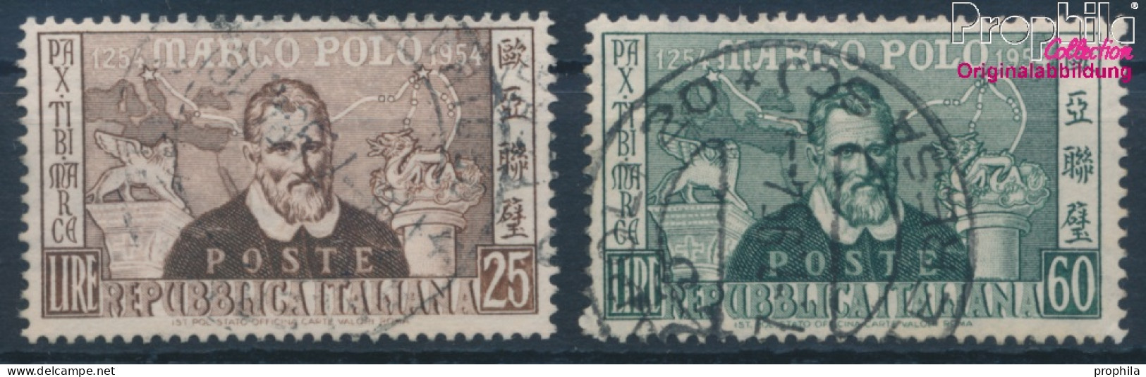 Italien 914-915 (kompl.Ausg.) Gestempelt 1954 M. Polo (10355946 - 1946-60: Used