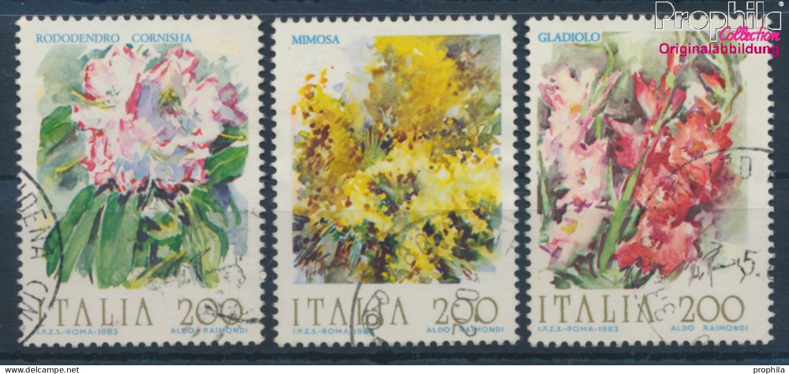 Italien 1839-1841 (kompl.Ausg.) Gestempelt 1983 Blumen Aus Italien (10355991 - 1981-90: Oblitérés