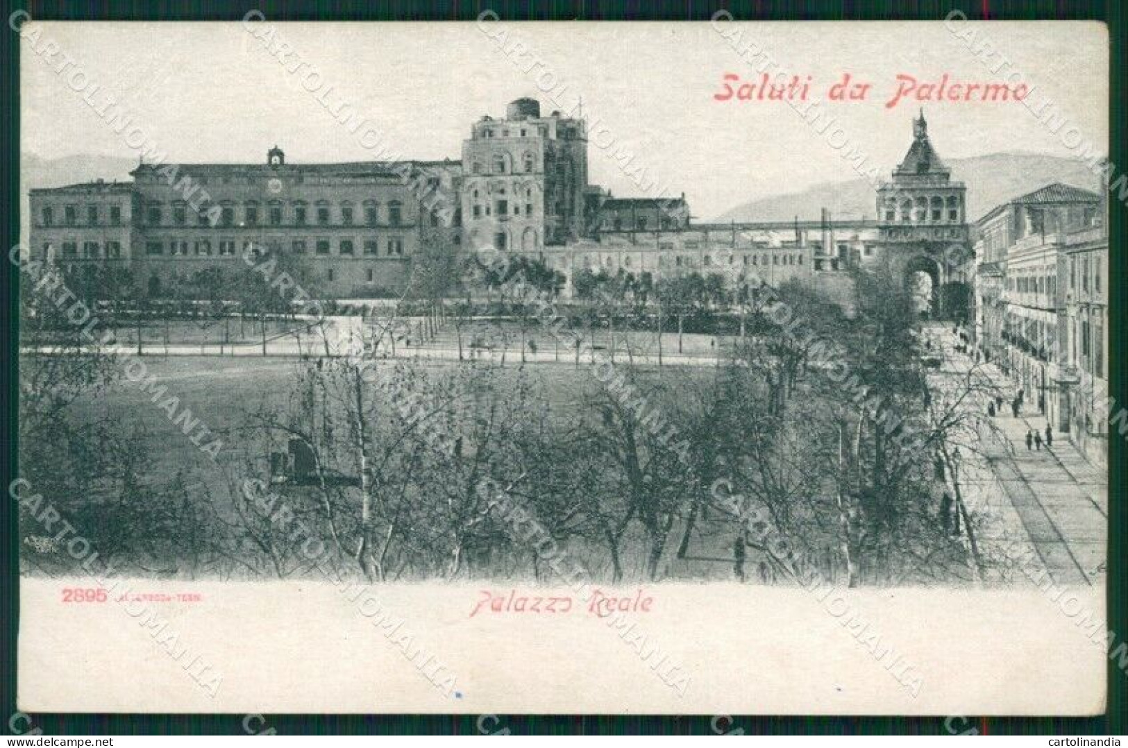 Palermo Città Palazzo Reale Alterocca 2895 Cartolina MT2661 - Palermo