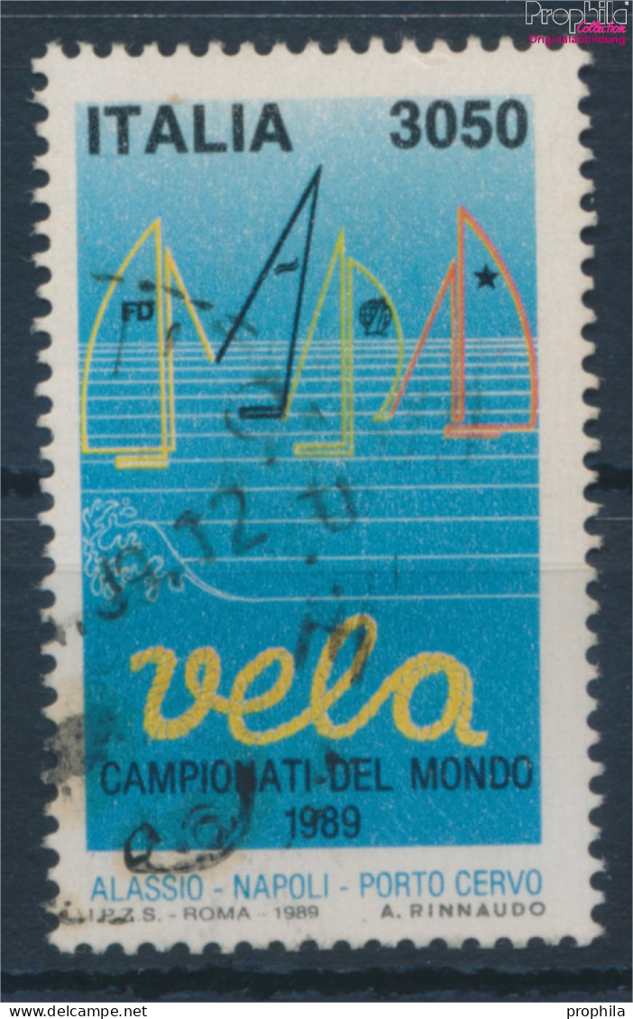 Italien 2075 (kompl.Ausg.) Gestempelt 1989 Segel-WM (10355449 - 1981-90: Gebraucht