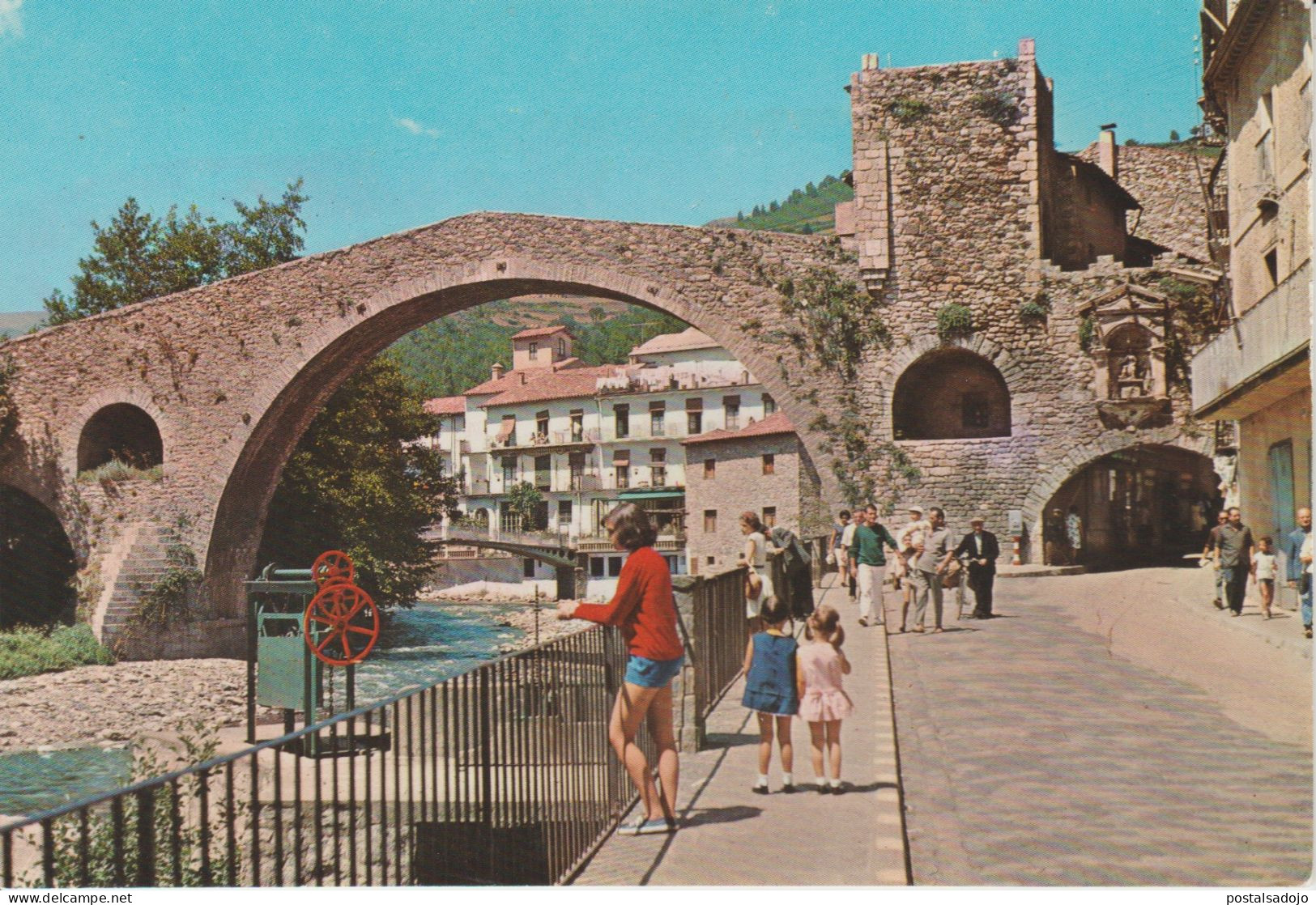 (B349) CAMPRODON. PUENTE ROMANO SOBRE EL TER ... UNUSED - Gerona