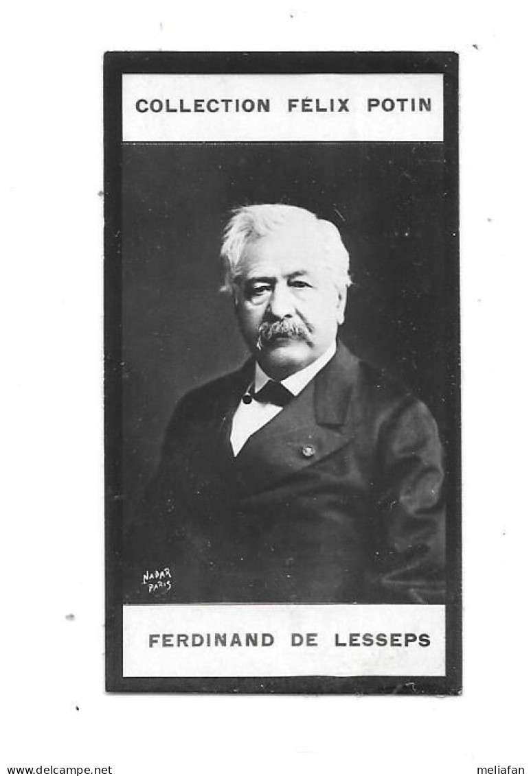 EC50 - CHROMO PHOTOGRAPHIQUE FELIX POTIN - FERDINAND DE LESSEPS - Félix Potin