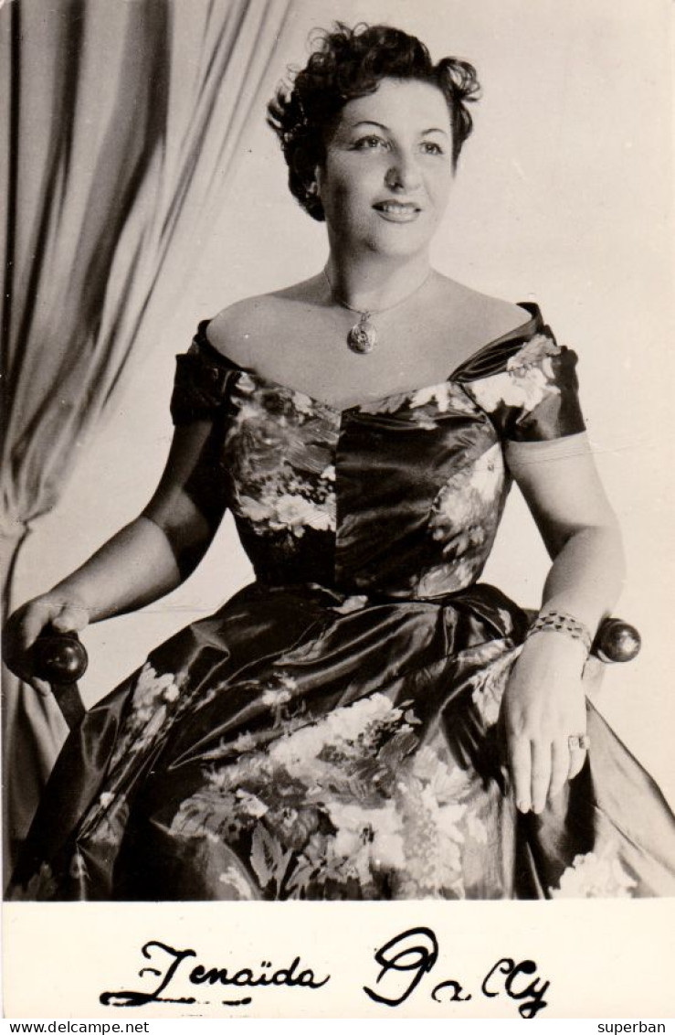 OPERA / MEZZO-SOPRANO : ZENIDA PALLY - VRAIE PHOTO / REAL PHOTO ~ 1960 - '965 (an427) - Opera