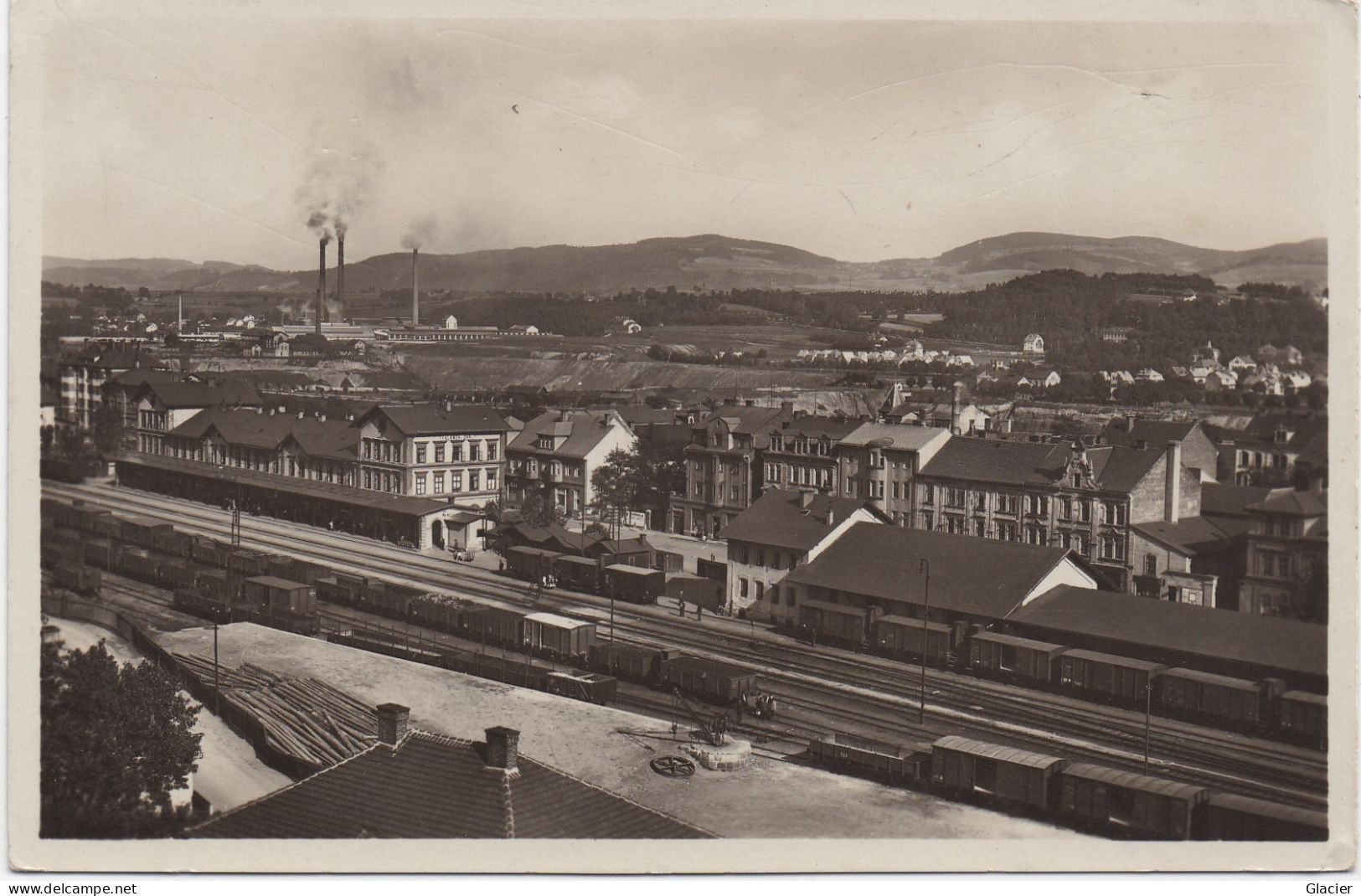 Falkenau A.Eger - Teilansicht - Bahnhof - Sokolov - Tschechien - Sudeten - Feldpost - Sudeten