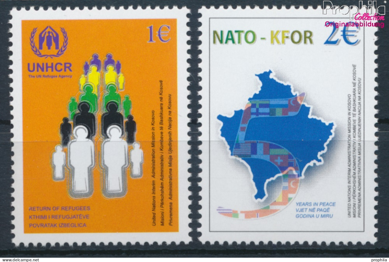 Kosovo 18-19 (kompl.Ausg.) Postfrisch 2004 NATO+KFOR-Truppen Im Kosovo (10348045 - Kosovo