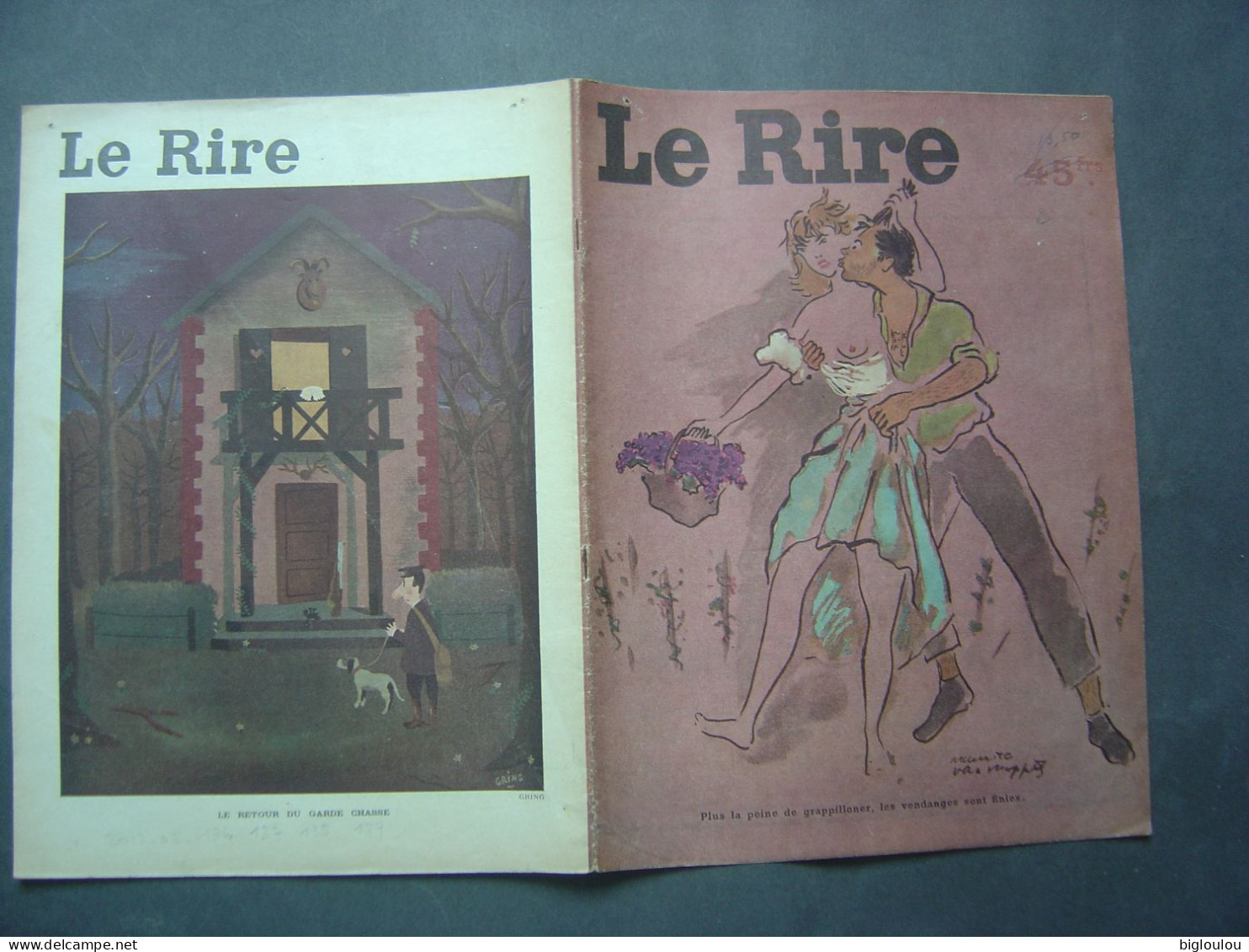 Revue LE RIRE - Nr 35 - Septembre 1948 - Humour - Illustrations - - 1900 - 1949