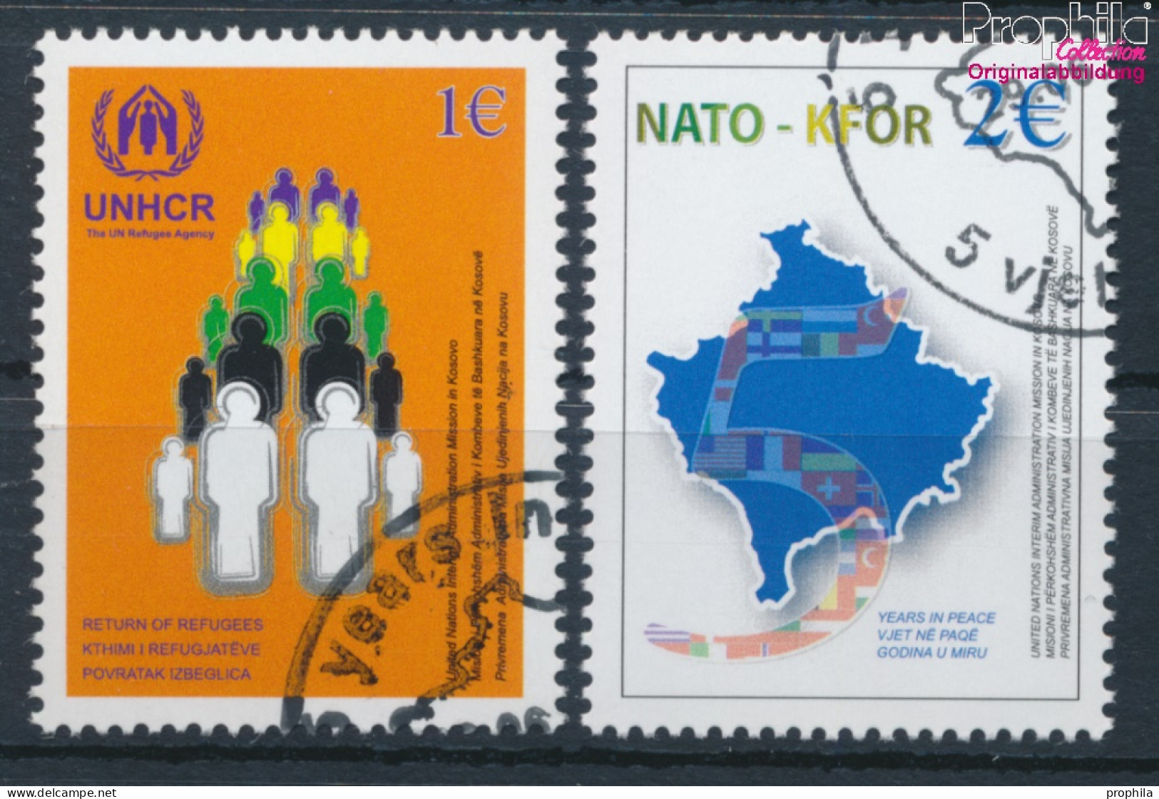 Kosovo 18-19 (kompl.Ausg.) Gestempelt 2004 NATO+KFOR-Truppen Im Kosovo (10348040 - Kosovo