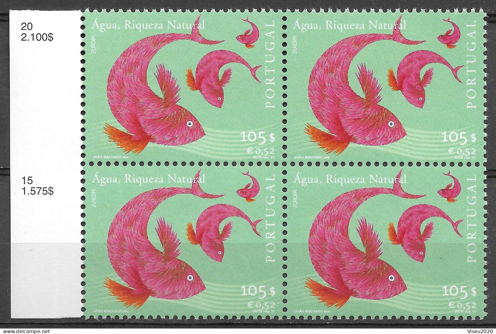 Portugal 2001 Afinsa 2771 Europoa CEPT - Water Treasure Of Nature MNH - Unused Stamps