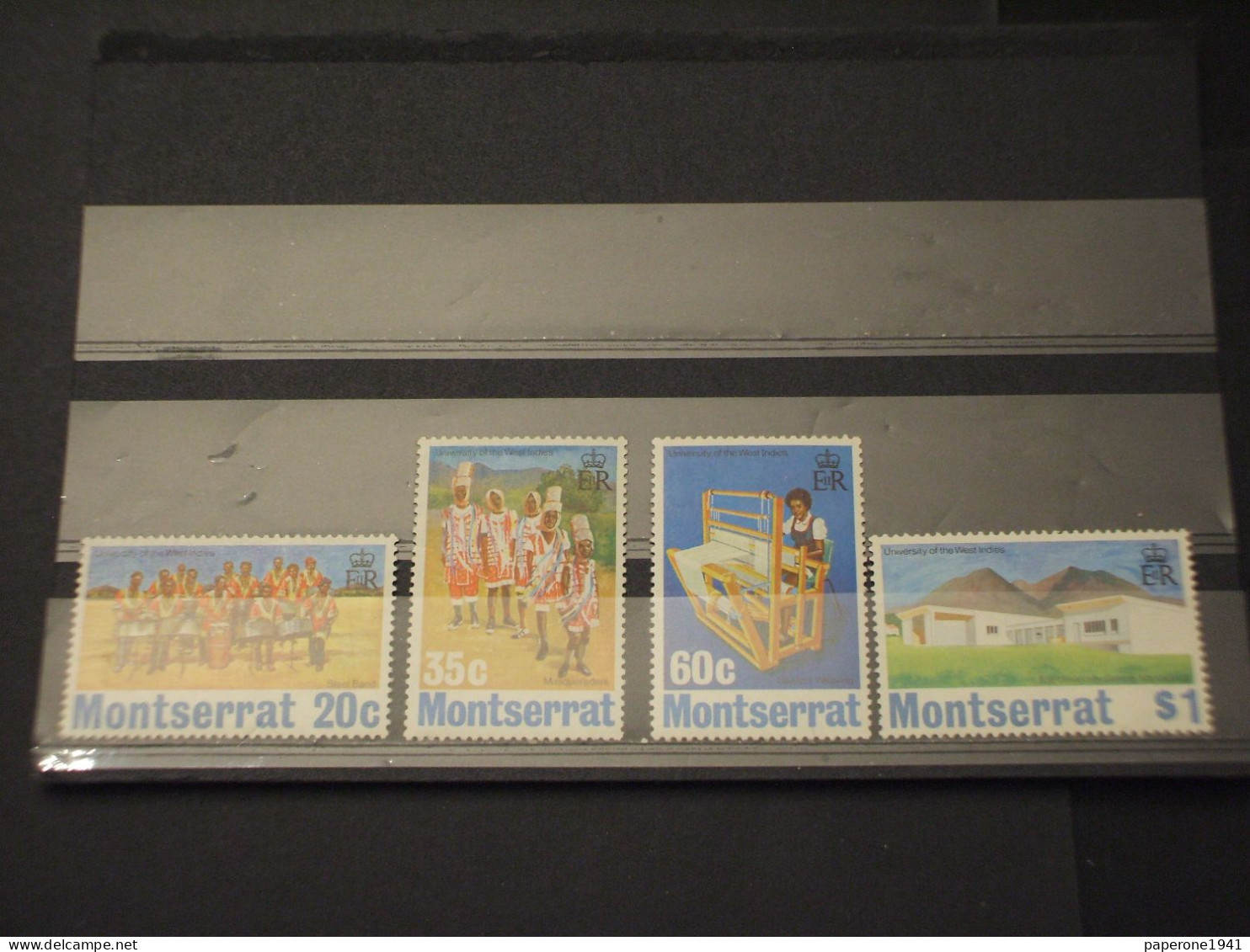 MONTSERRAT - 1974 UNIVERSITA' (costumi) 4 VALORI - NUOVI(++) - Montserrat