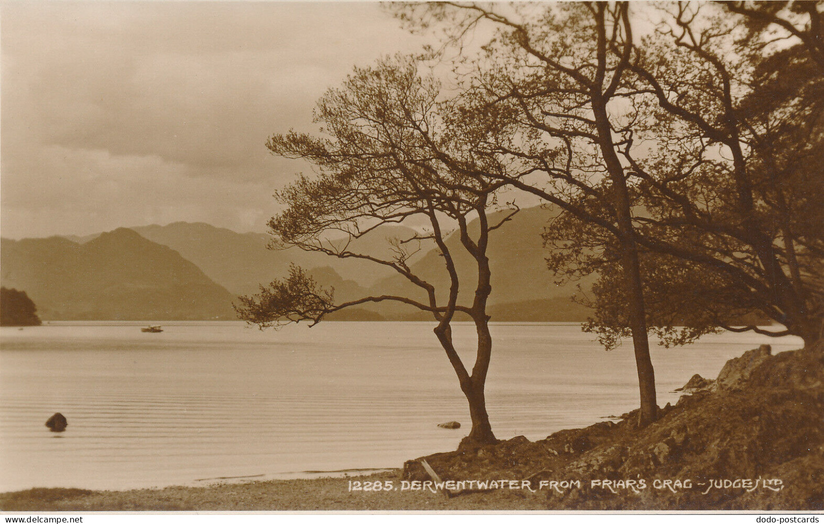 PC41501 Derwentwater From Friars Crag. Judges Ltd. No 12285 - World