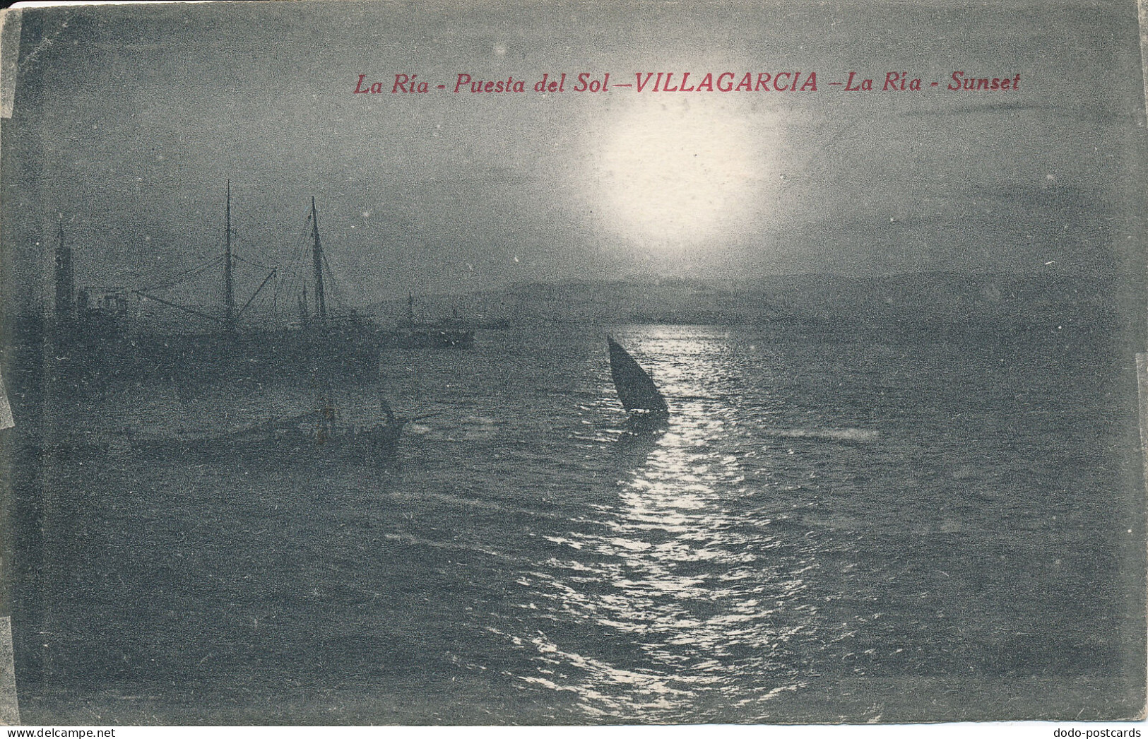 PC41102 La Ria. Puesta Del Sol. Villagarcia. Luis Bouza. B. Hopkins - World