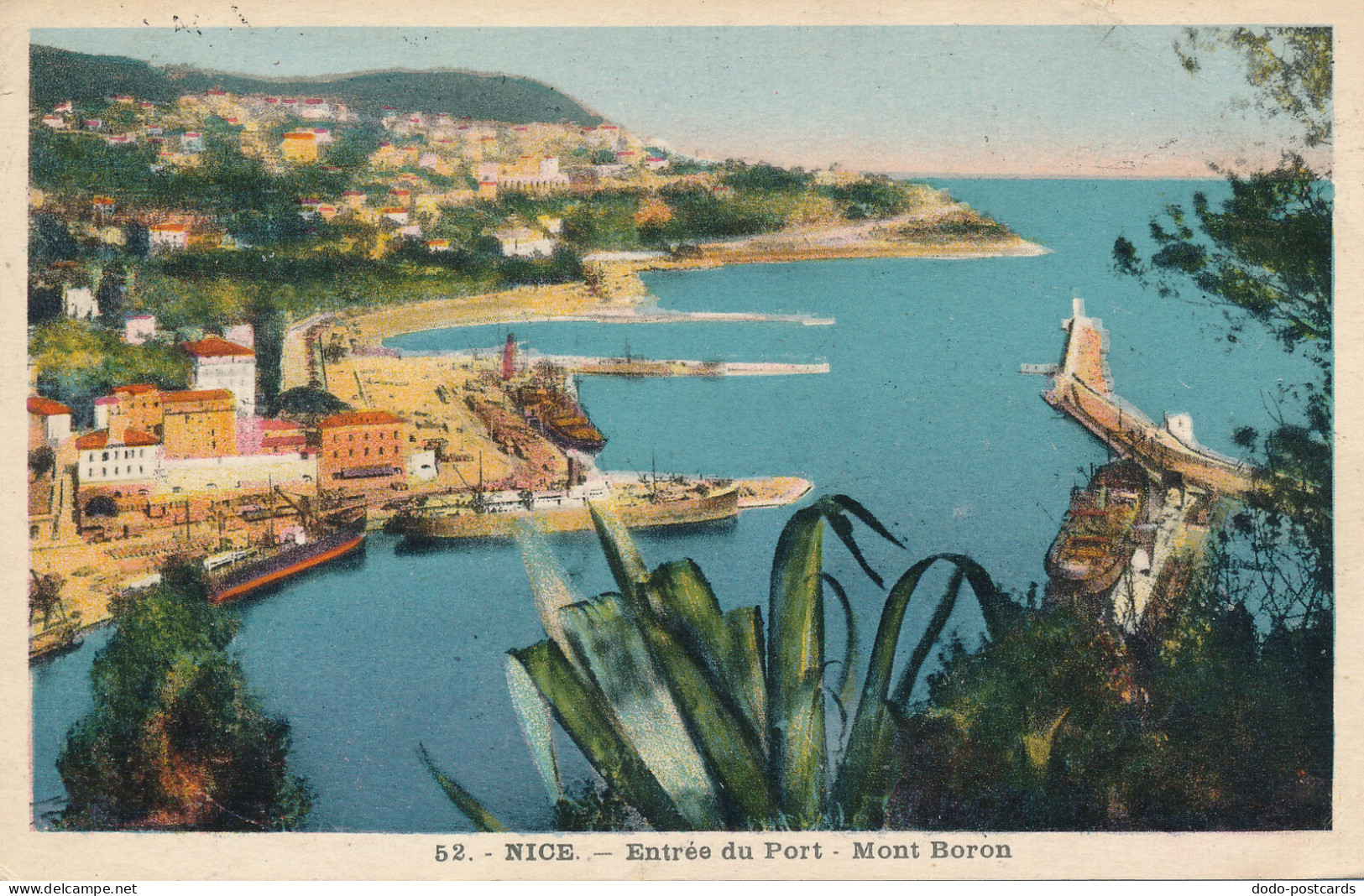 PC42832 Nice. Entree Du Port. Mont Boron. L. Gilletta. 1939. B. Hopkins - World