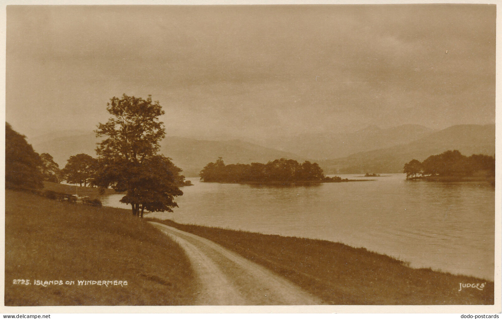 PC41630 Islands On Windermere. Judges Ltd. No 2725 - World