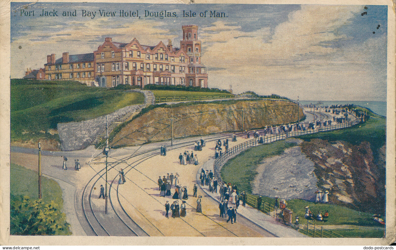 PC44052 Port Jack And Bay View Hotel. Douglas. Isle Of Man. Boots. 1906 - World