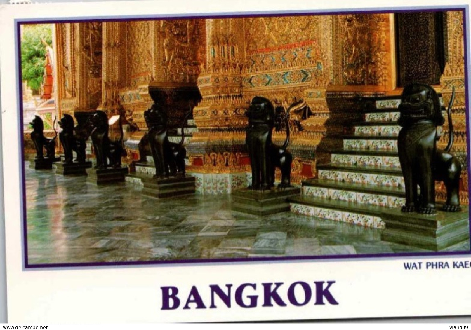 BANGKOK. -  Wat Phra Kaeo -   -  Temple Of The Emerald Buddha -   1992 - Thaïlande