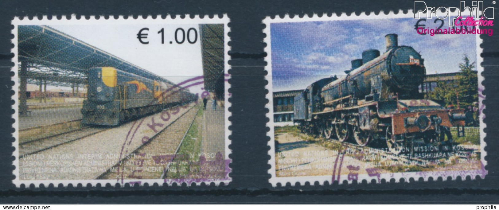 Kosovo 90-91 (kompl.Ausg.) Gestempelt 2007 Eisenbahnen (10346729 - Kosovo