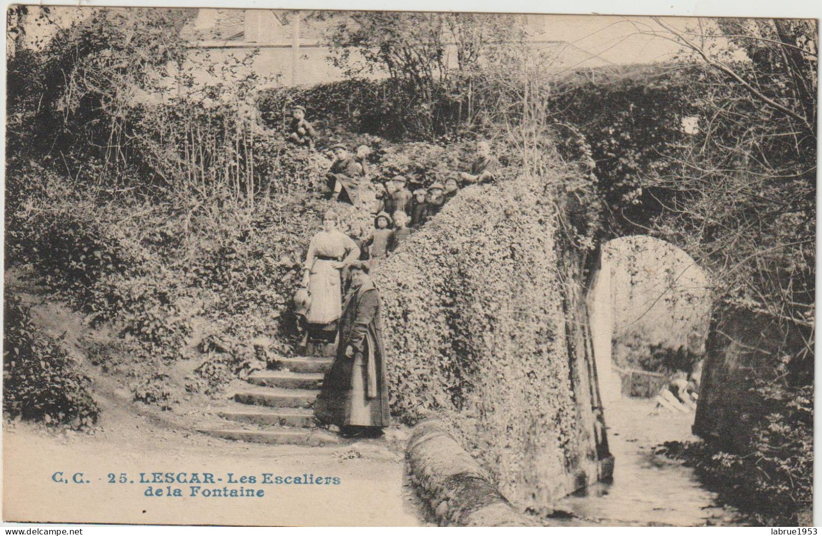 Lescar - Les Escaliers De La Fontaine - ( G.2070) - Lescar