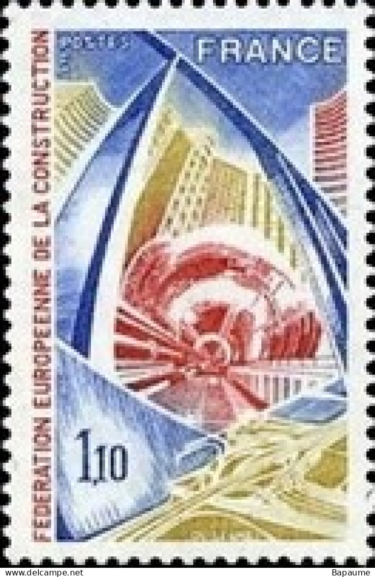 France - Yvert & Tellier N°1934 - Fédération Européenne De La Construction - Neuf** NMH Cote Catalogue 0,70€ - Unused Stamps