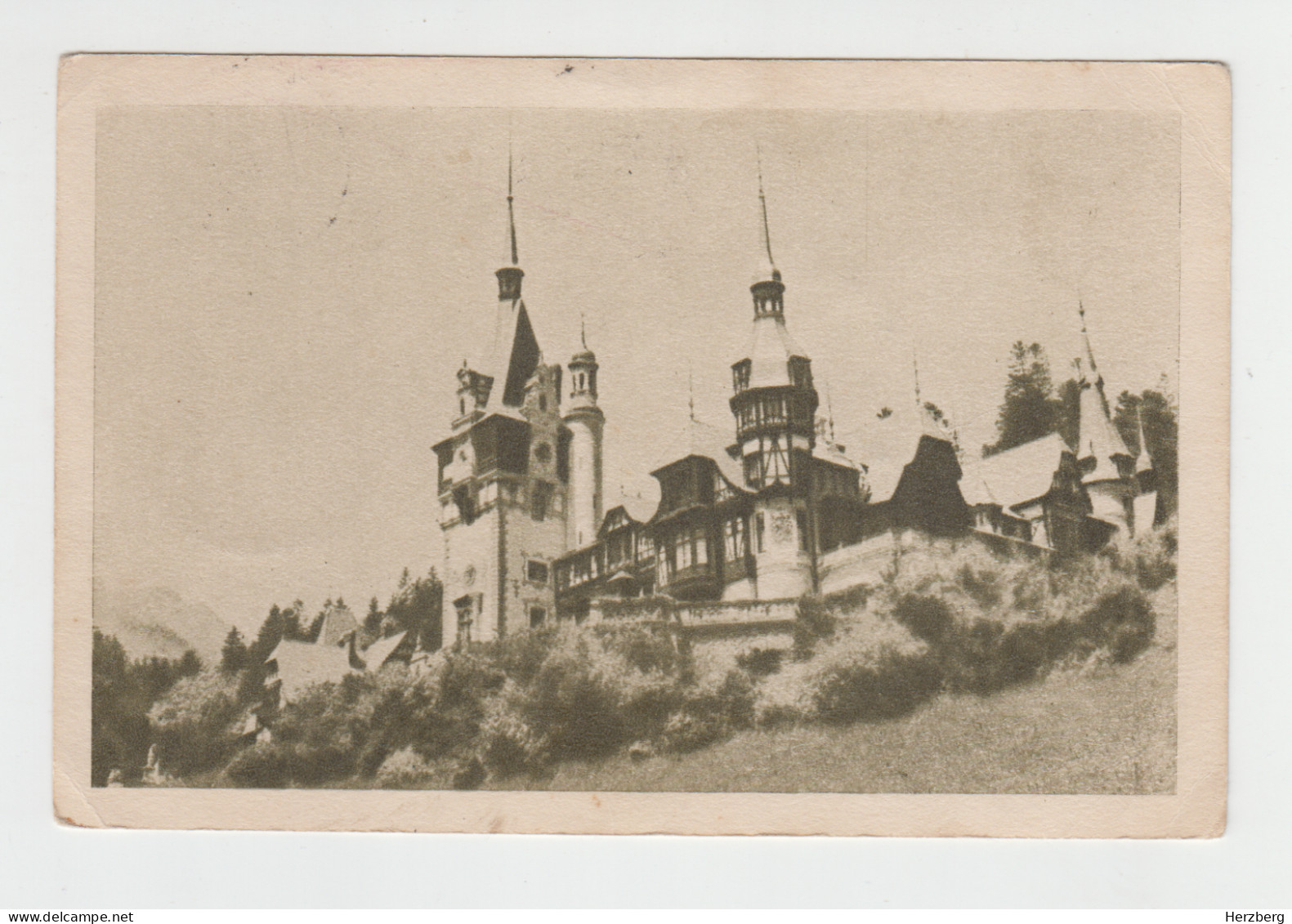 Romania Rumanien Roumanie 1957 Used Postal Stationery Sinaia Castelul Peles Royal Royalty Castle Chateau Schloss - Enteros Postales