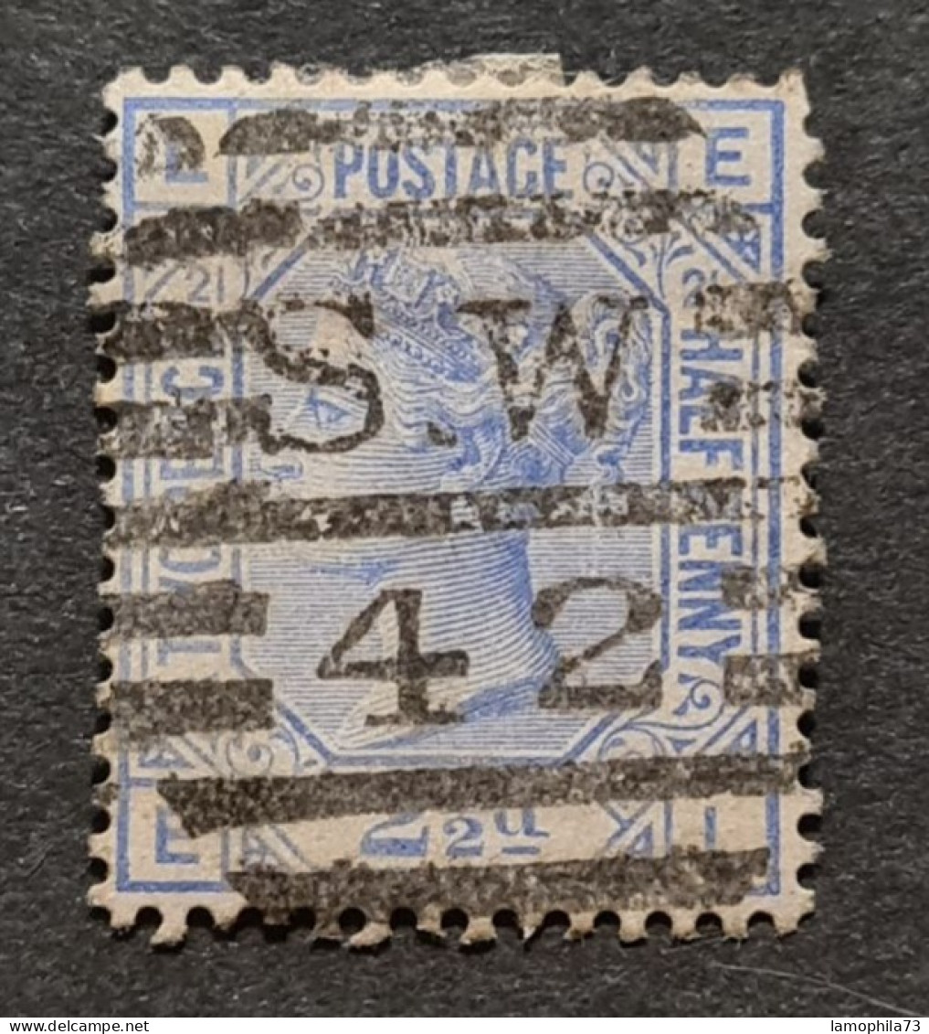Grande-Bretagne > 1840-1901 Victoria - Y&T 62 Pl.21 - TB - 2 Scan(s) - Réf 2102 - Used Stamps