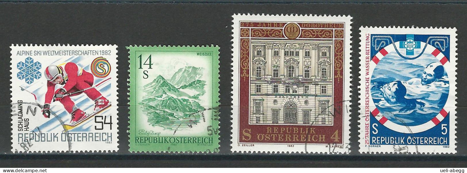 Österreich Mi 1695-98 O - Oblitérés