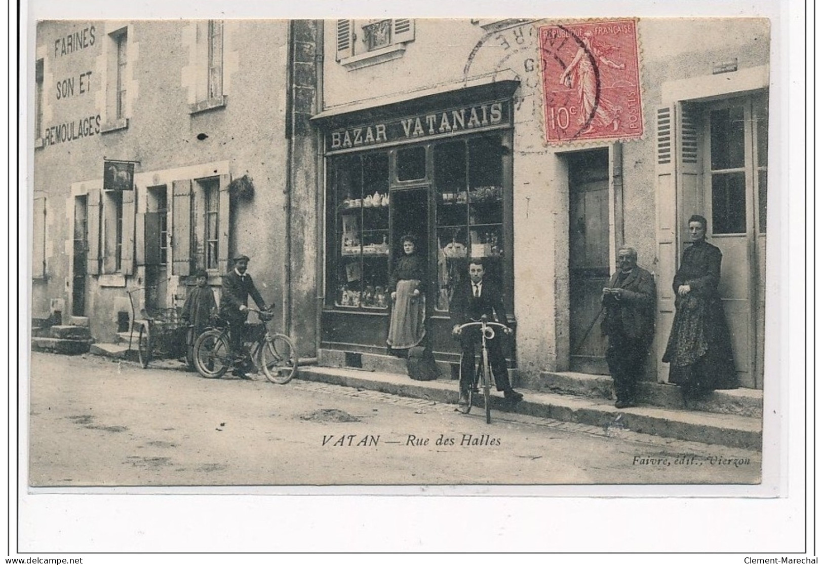 VATAN : Rue Des Halles - Très Bon état - Other & Unclassified