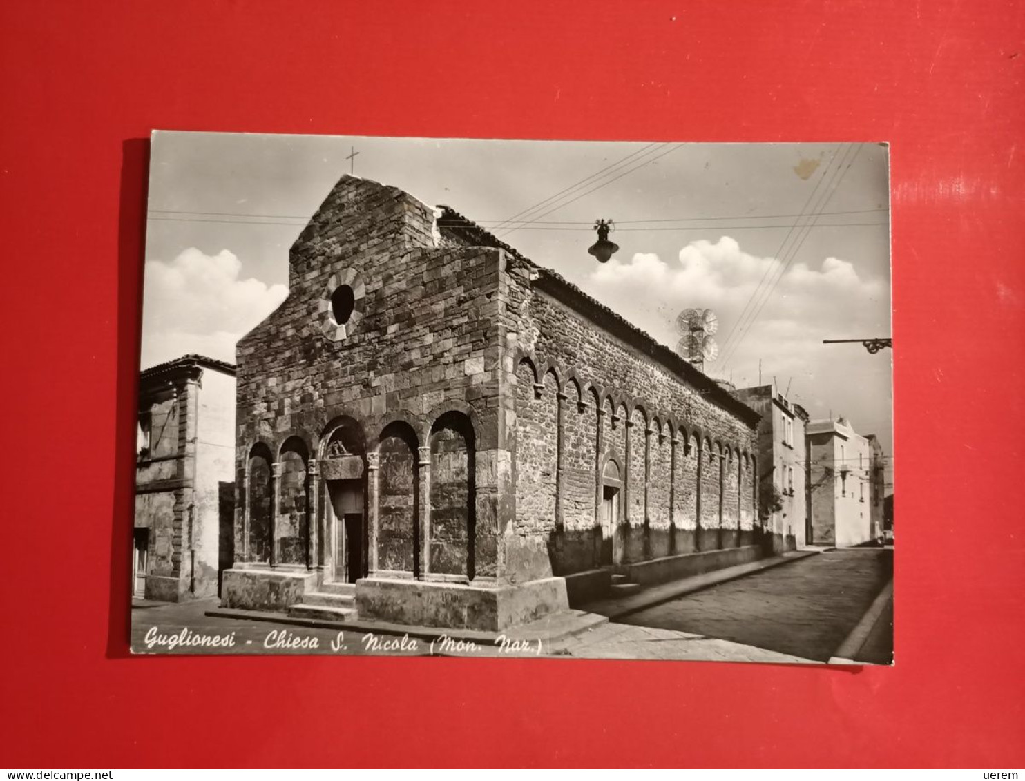 MOLISE CAMPOBASSO GUGLIONESI CHIESA S.NICOLA Formato Grande - Viaggiata 1966 - Condizioni Buone - Campobasso