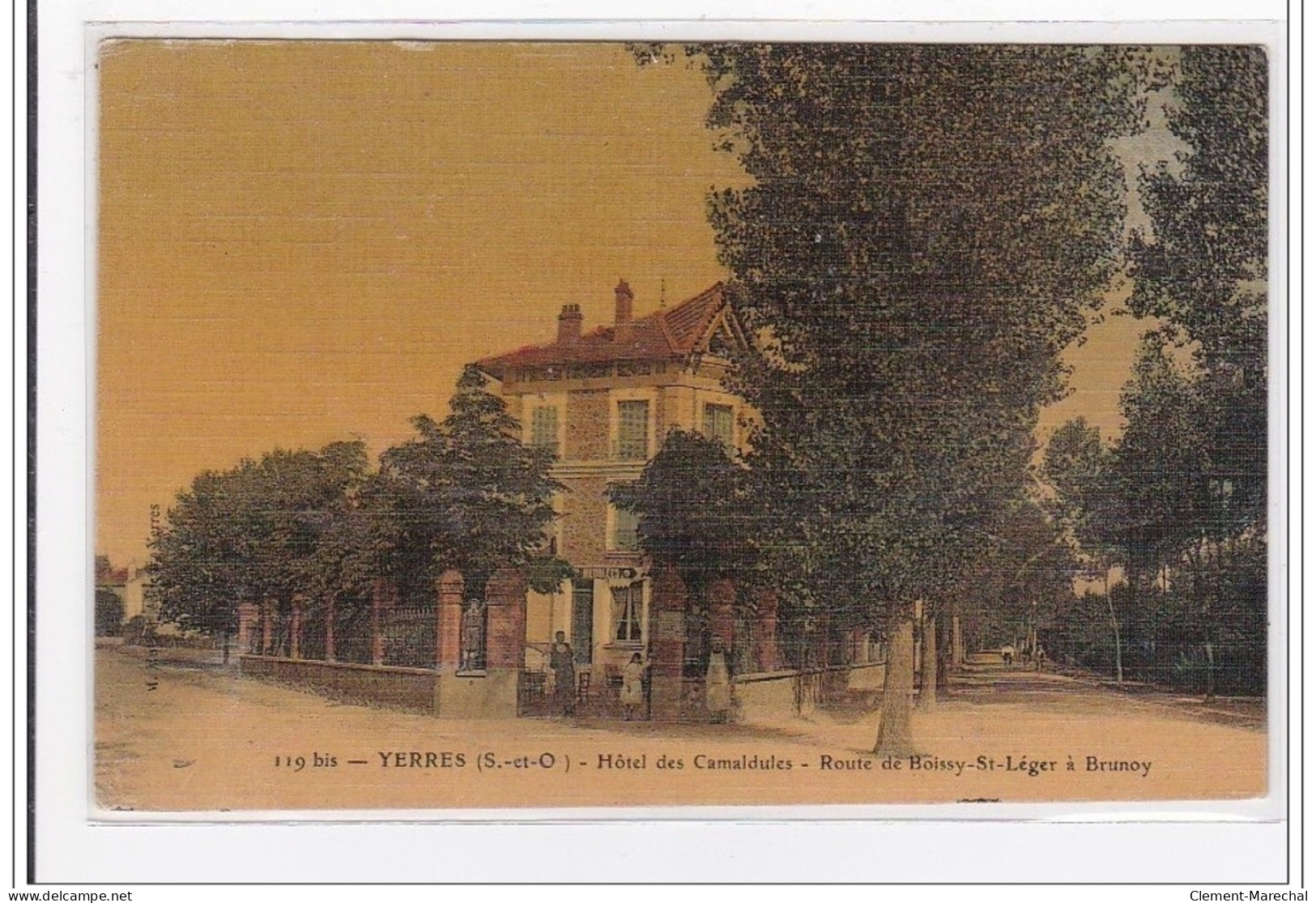 YERRES : Hotel Des Camaldules, Route De Boissy-st-leger A Brunoy (toillée) - Tres Bon Etat - Yerres