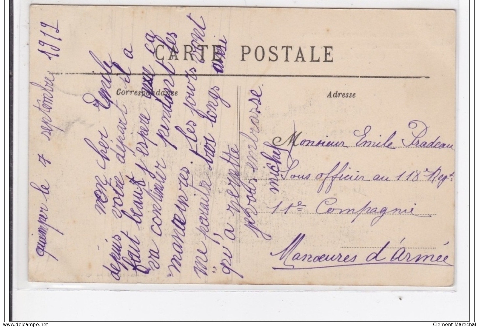 QUIMPER : Carte Postale Publicitaire Pour Les Produits Alimentaires Le Besque Vers 1910 - Très Bon état - Quimper