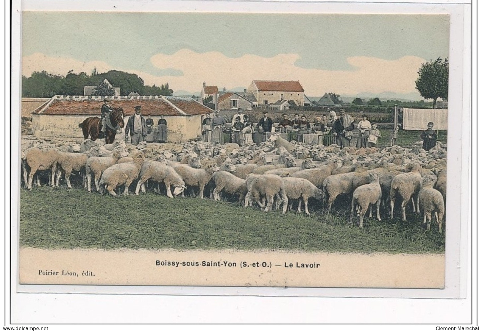 BOISSY SOUS SAINT YON : Le Lavoir - Très Bon état - Altri & Non Classificati