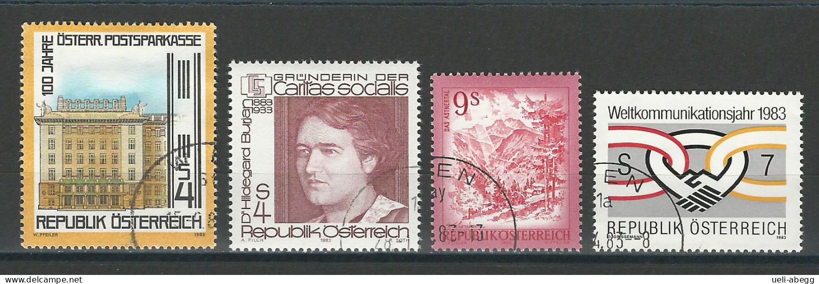 Österreich Mi 1728-31 O - Used Stamps