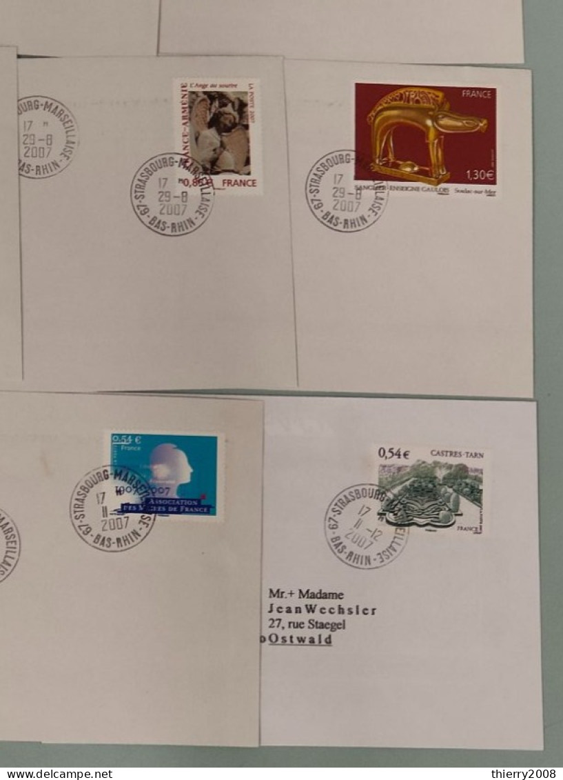 Timbres De 2007 Avec Oblitération Cachet à Date Philatélique De 2007 Sur Lettre  TB - Used Stamps