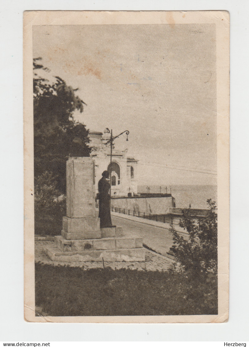 Romania Rumanien Roumanie 1957 Used Postal Stationery Constanta Casino Kasino Mihai Eminescu Monument Oscar Han Artist - Postwaardestukken