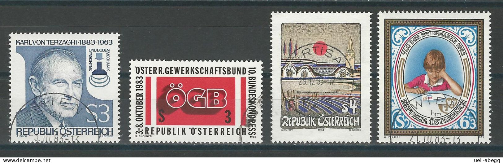 Österreich Mi 1753-56 O - Used Stamps