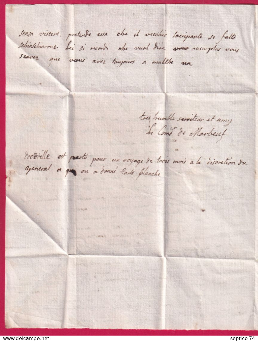 DEBOURSE MANUSCRIT DE DINAN COTES DU NORD 1754 DEPART MARSEILLE REEXP VALOGNES MANCHE LENAIN N°10 INDICE 16 LETTRE - 1701-1800: Vorläufer XVIII