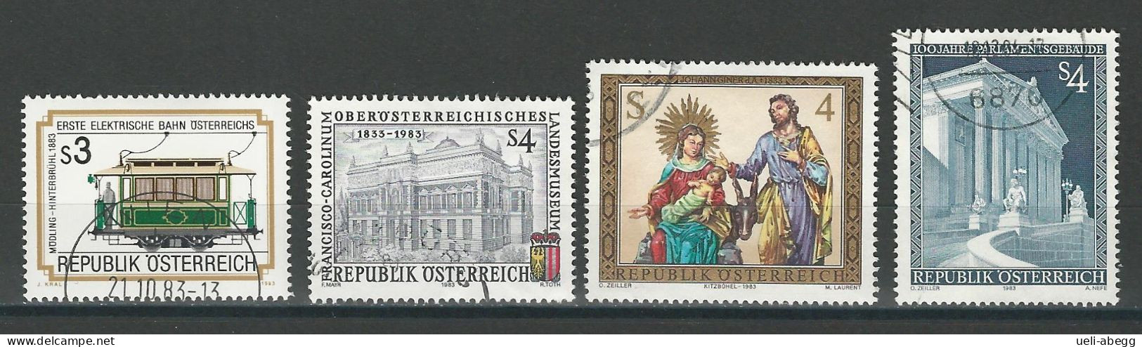 Österreich Mi 1758-60 O - Used Stamps