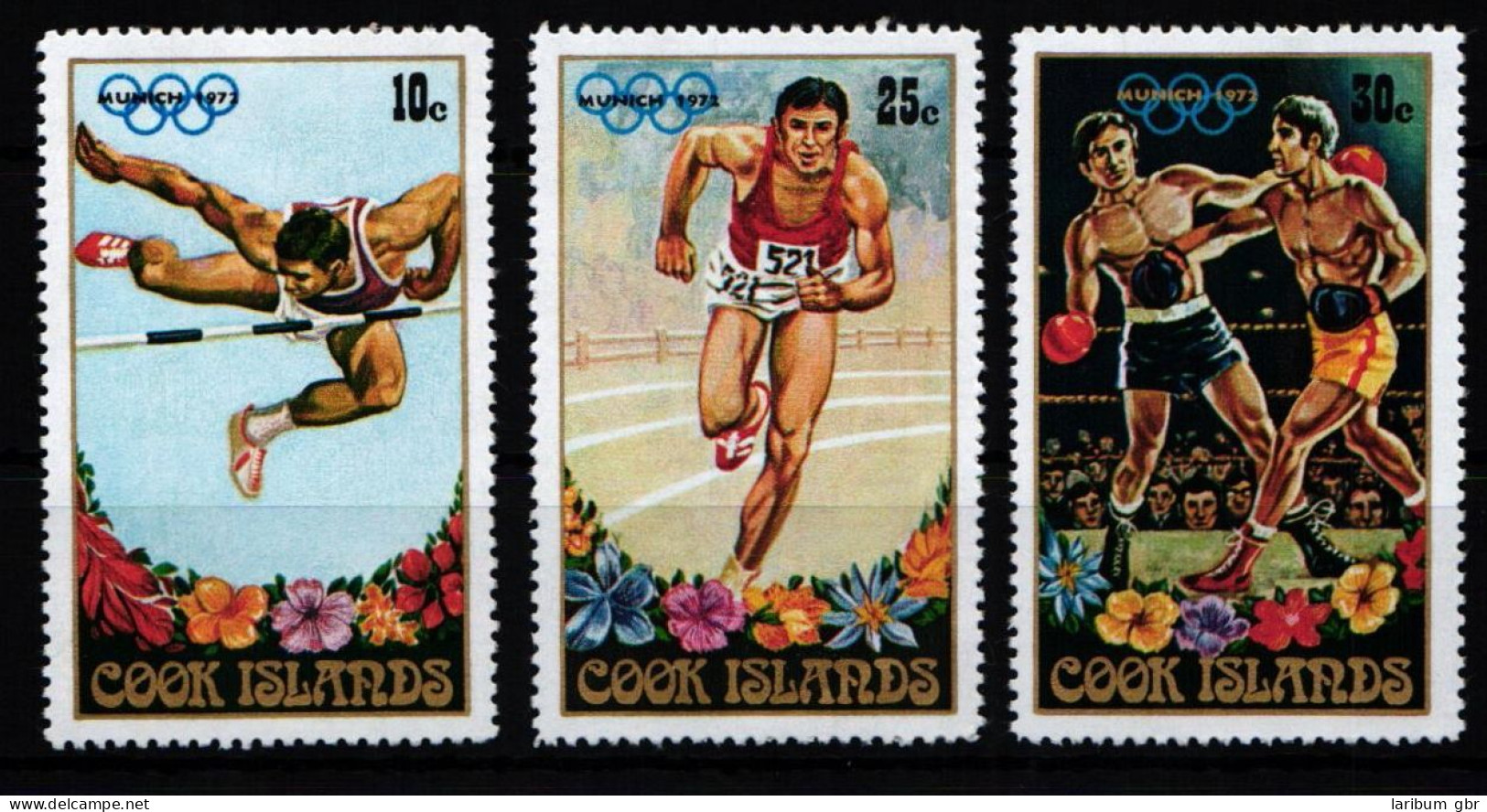 Cook Inseln 330-332 Postfrisch Olympische Spiele #KA618 - Cookeilanden