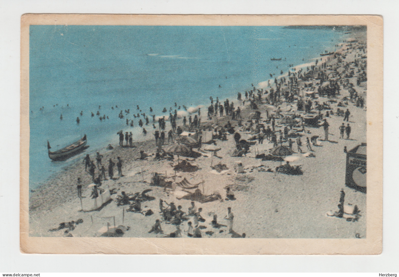 Romania Rumanien Roumanie 1958 Used Postal Stationery Vasile Roaita Baths Bains Resort Beach Plage Seaside Boat Bateau - Postwaardestukken