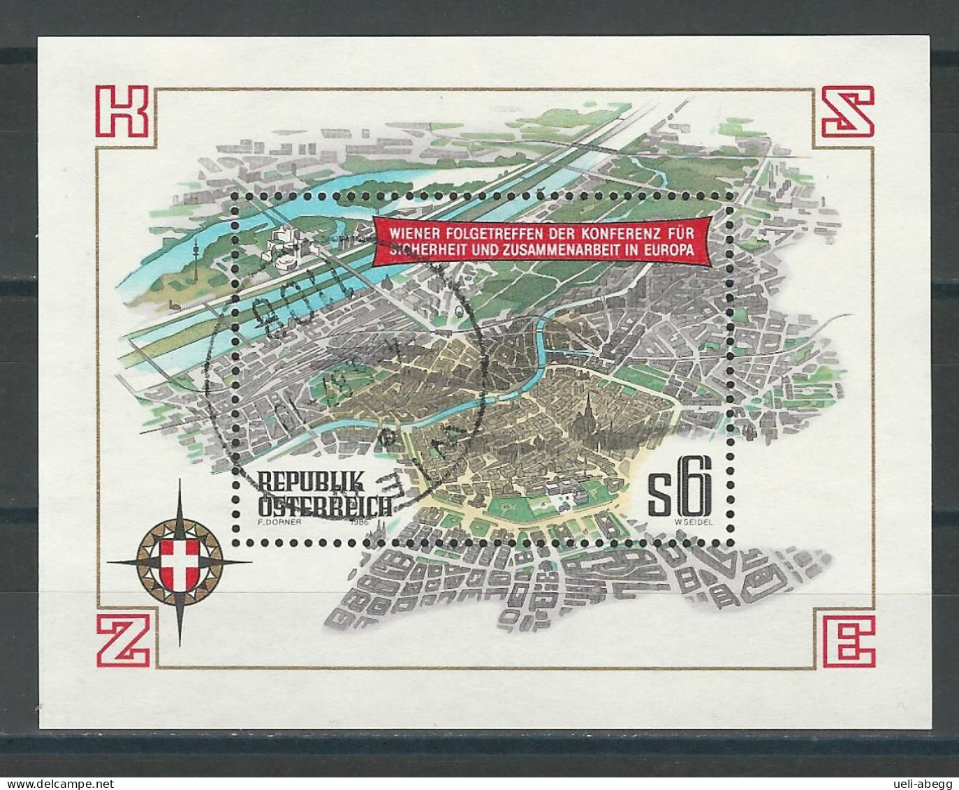 Österreich Mi Bl.8 O - Blocks & Sheetlets & Panes