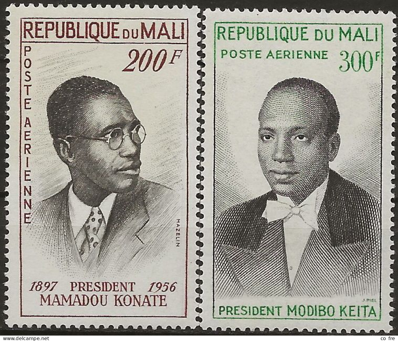 Mali, Poste Aérienne N°9/10** (ref.2) - Malí (1959-...)