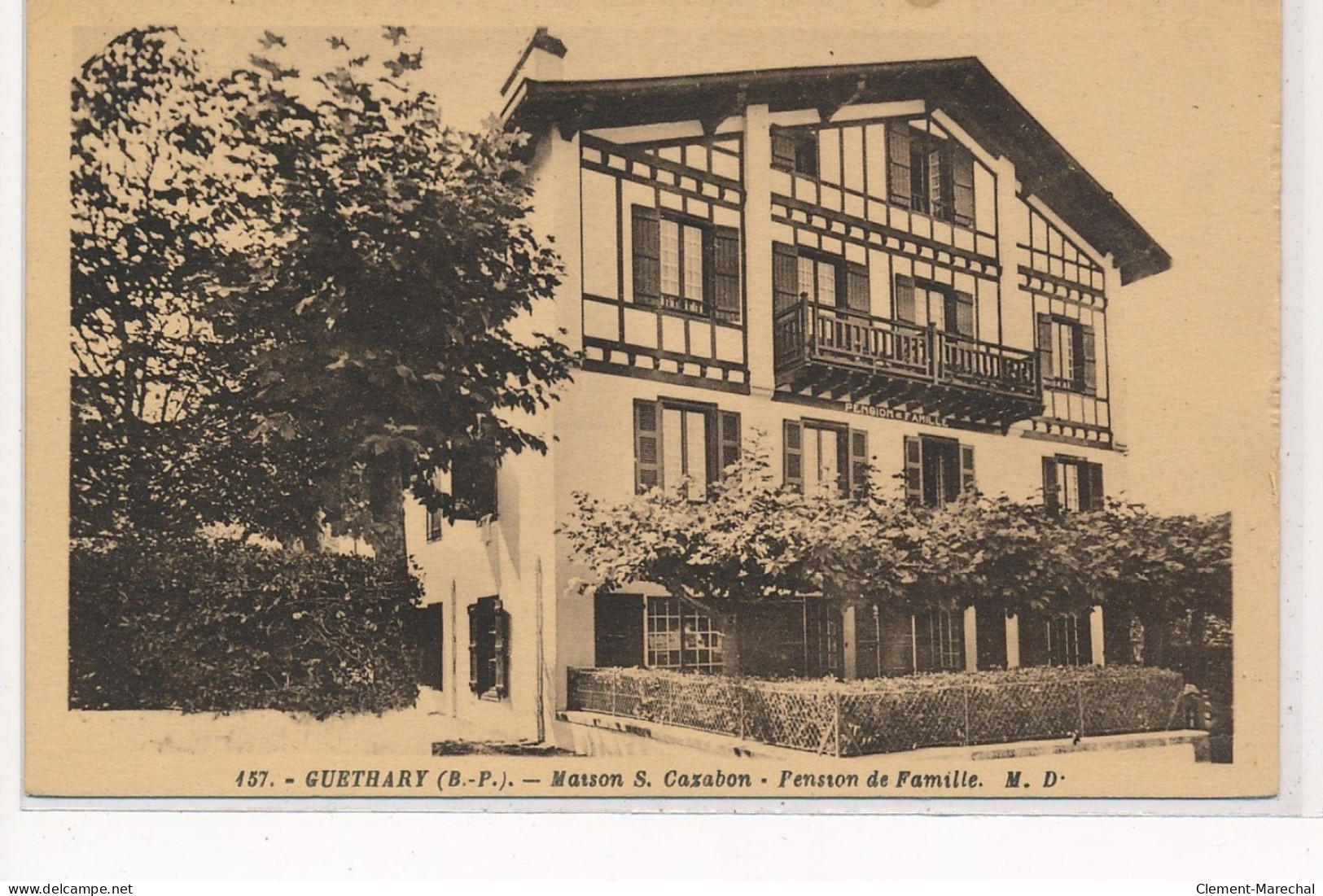 GUETHARY : Maison S. Cazabon Pension De Famille - Tres Bon Etat - Guethary