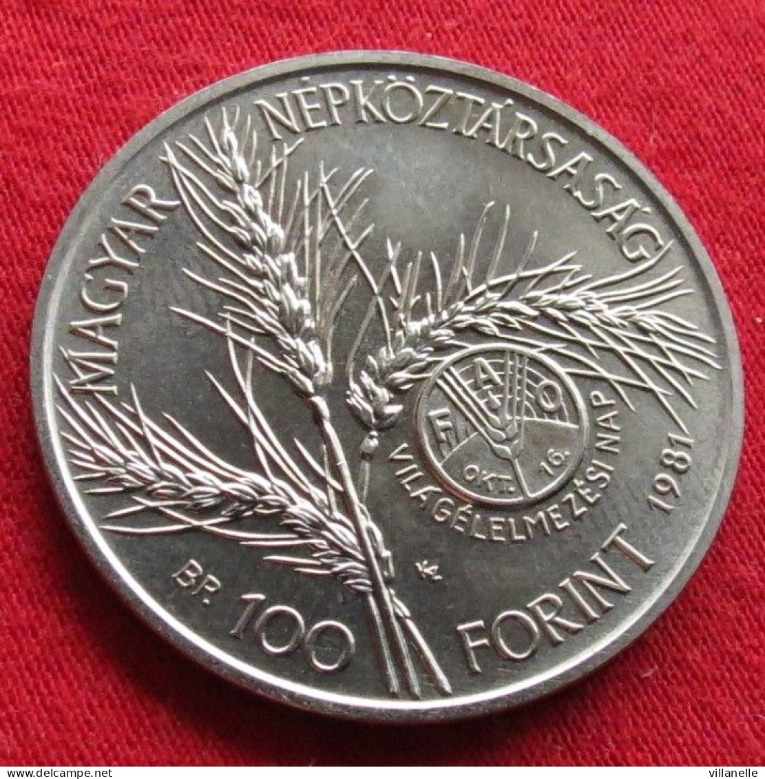 Hungary 100 Forint 1981 Fao F.a.o.. UNC ºº - Hongrie